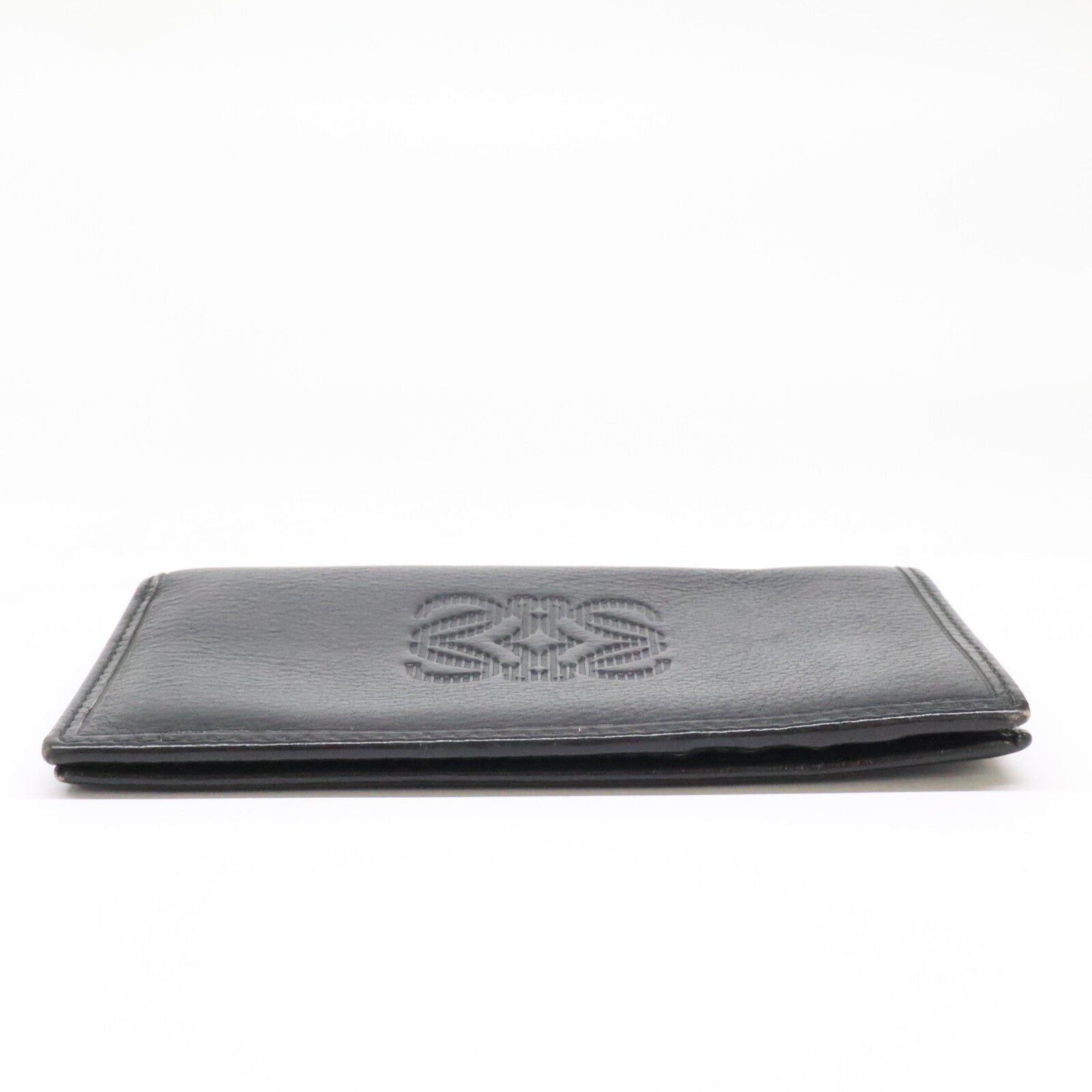 LOEWE ロエベ レザー アナグラム型押し 二つ折り財布（小銭入れなし） 二つ折り財布（小銭入れなし）