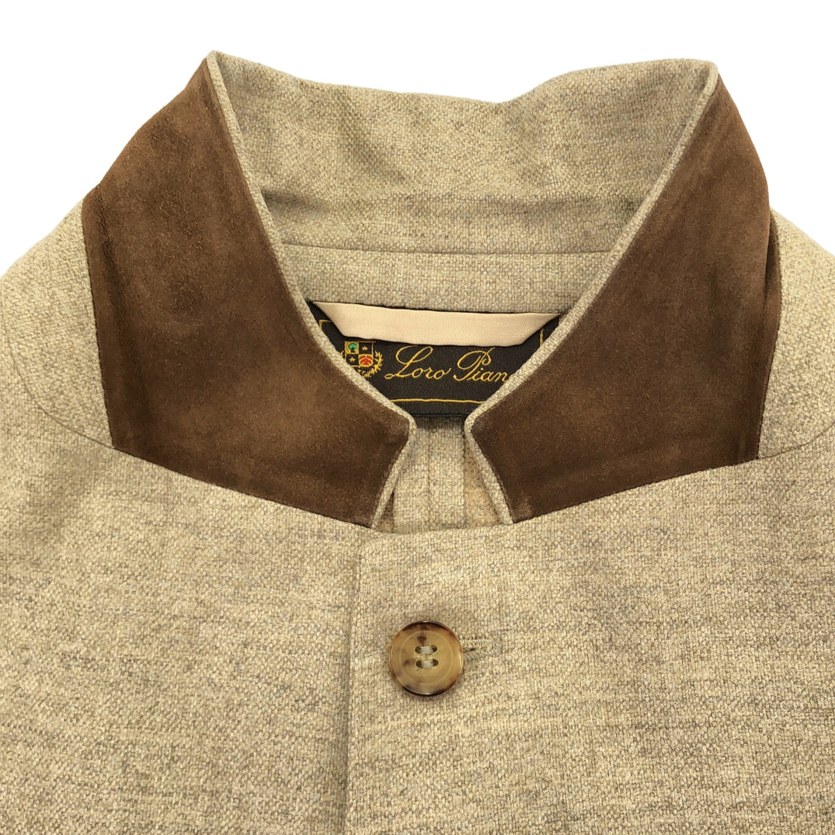 Loro Piana Beige wool tailored jacket, top