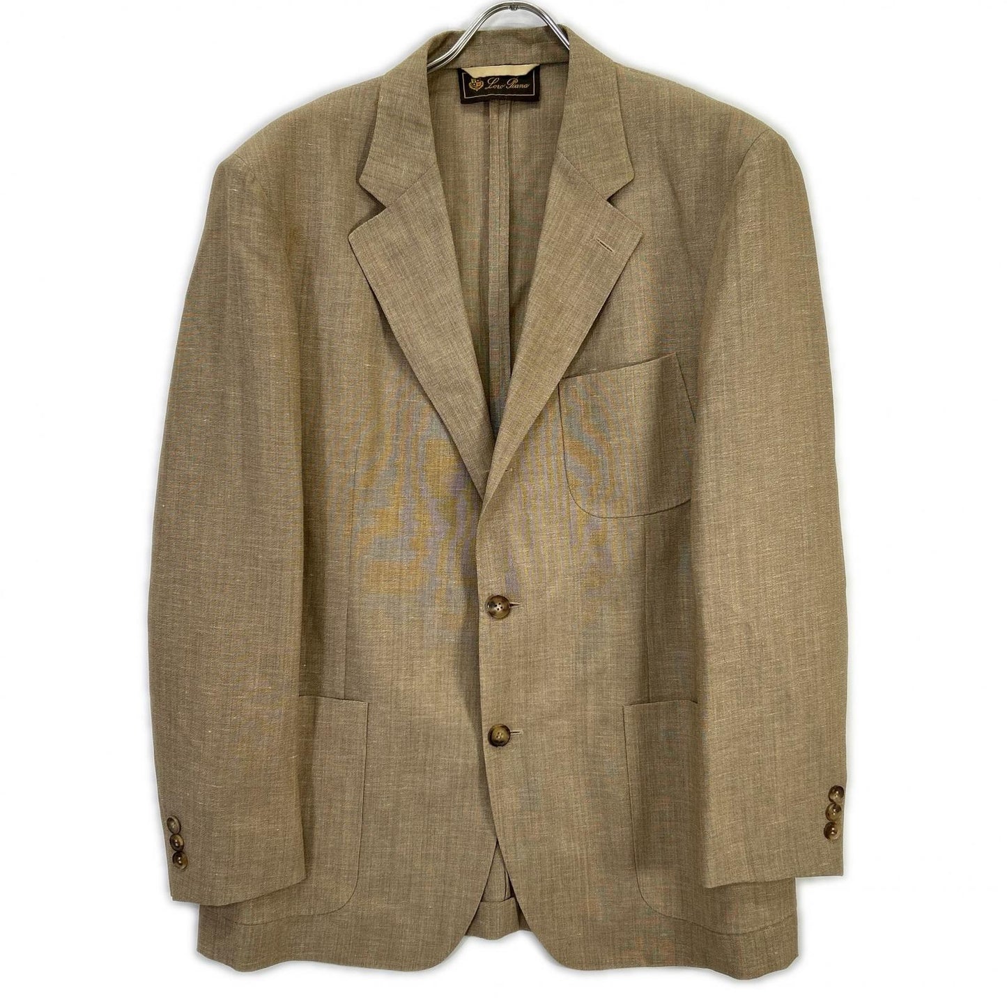 Loro Piana ロロピアーナ ベージュ リネンウール テーラードジャケット ジャケット