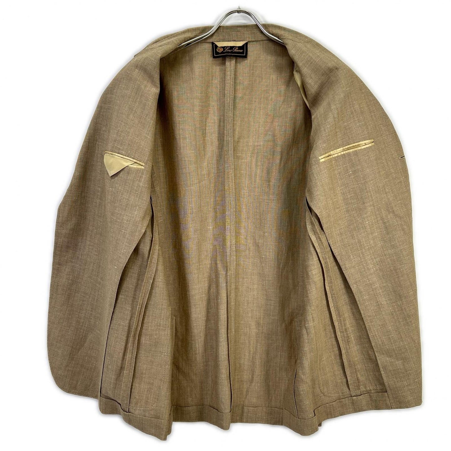 Loro Piana ロロピアーナ ベージュ リネンウール テーラードジャケット ジャケット