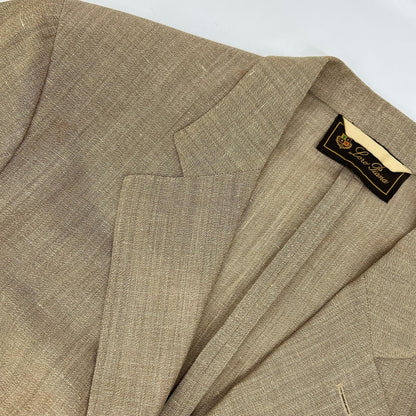 Loro Piana ロロピアーナ ベージュ リネンウール テーラードジャケット ジャケット