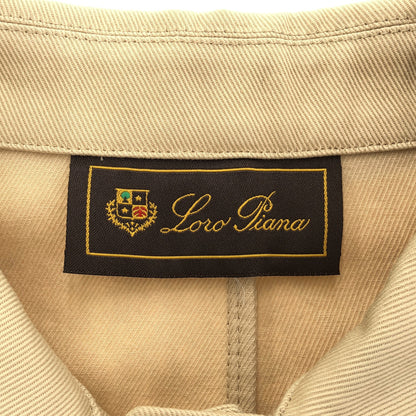 Loro Piana Beige cotton safari jacket, top