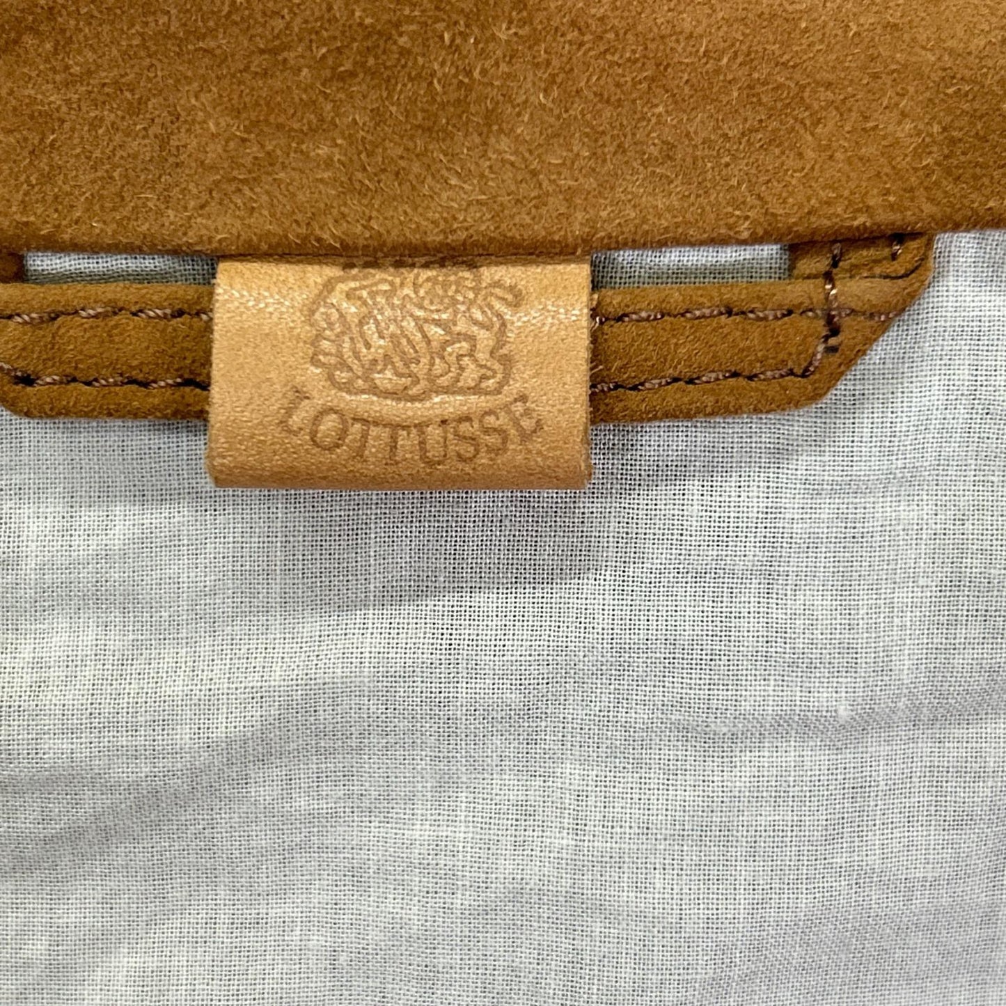 LOTTUSSE ロトゥーセ ブラウン スエード ゴートレザー ジャケット ジャケット