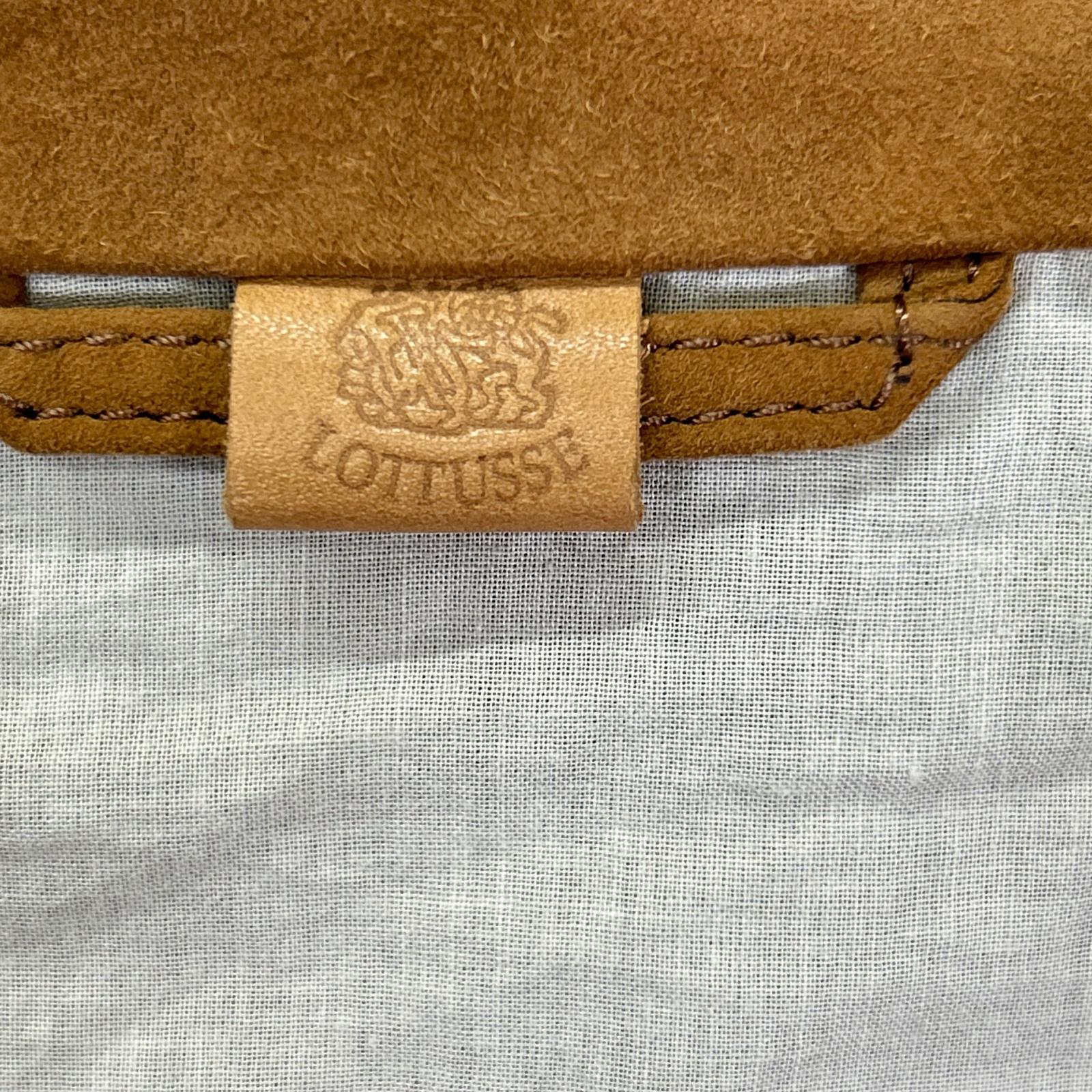 LOTTUSSE ロトゥーセ ブラウン スエード ゴートレザー ジャケット ジャケット
