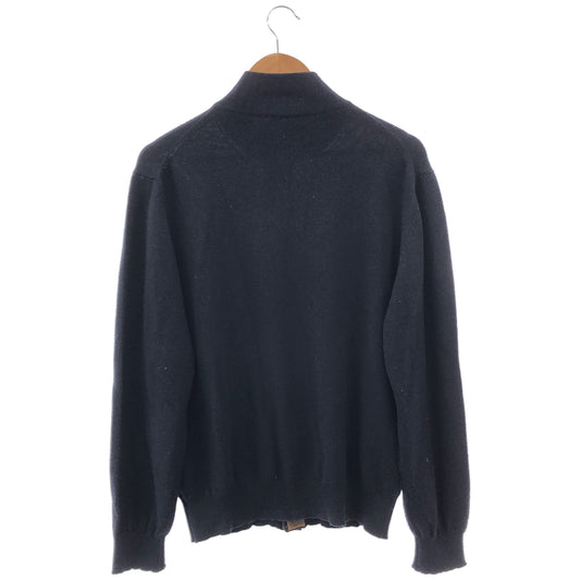 Loro Piana ロロピアーナ ネイビー カシミヤ100 スタンドカラー カーディガン トップス