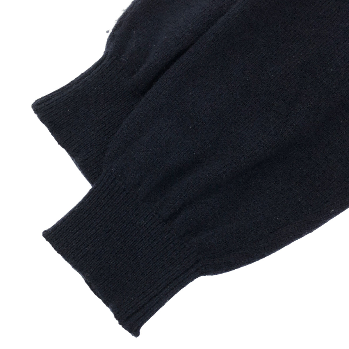 Loro Piana Navy 100% cashmere stand-collar cardigan, top