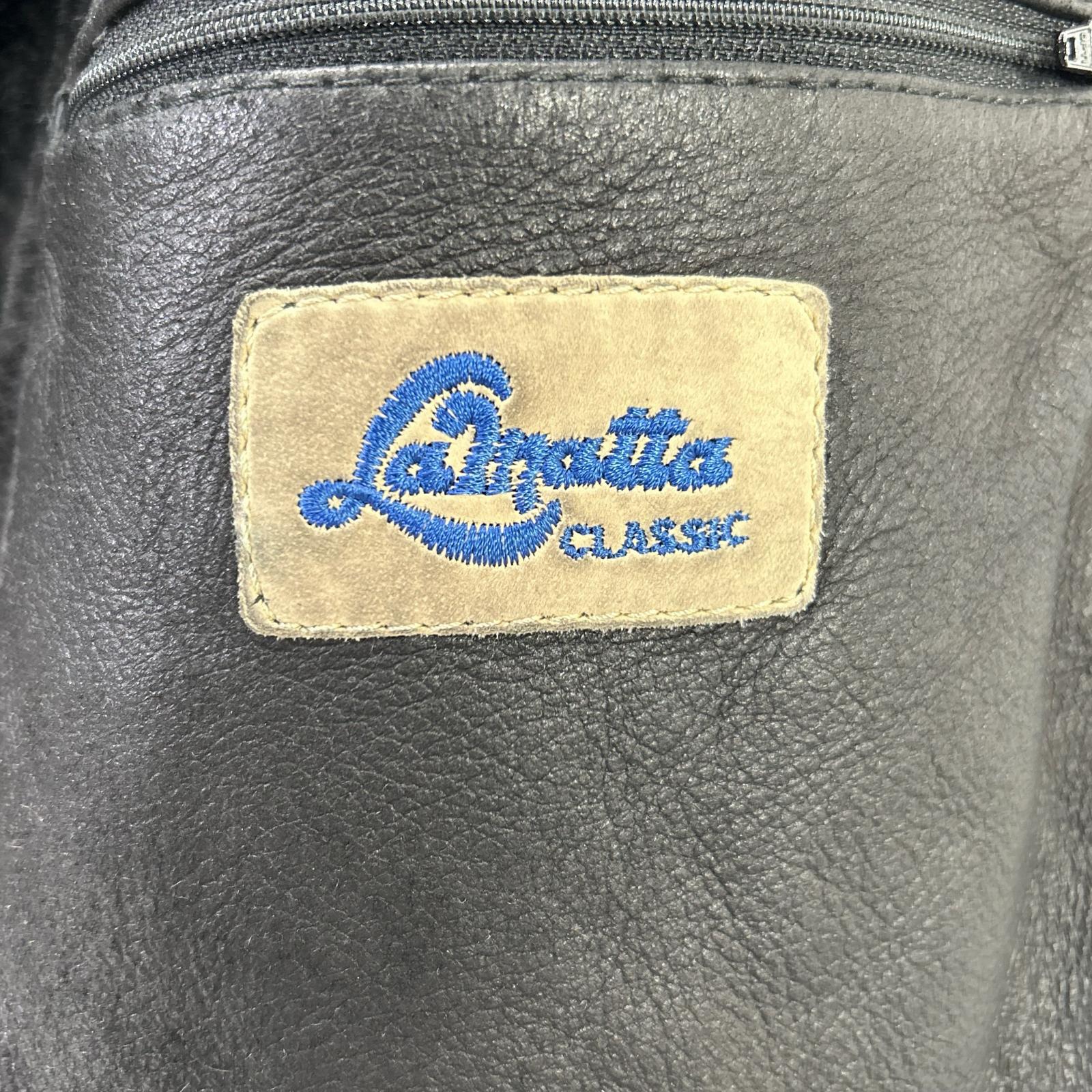 LA MATTA ラマッタ ブラック レザー ファー ムートンコート ジャケット