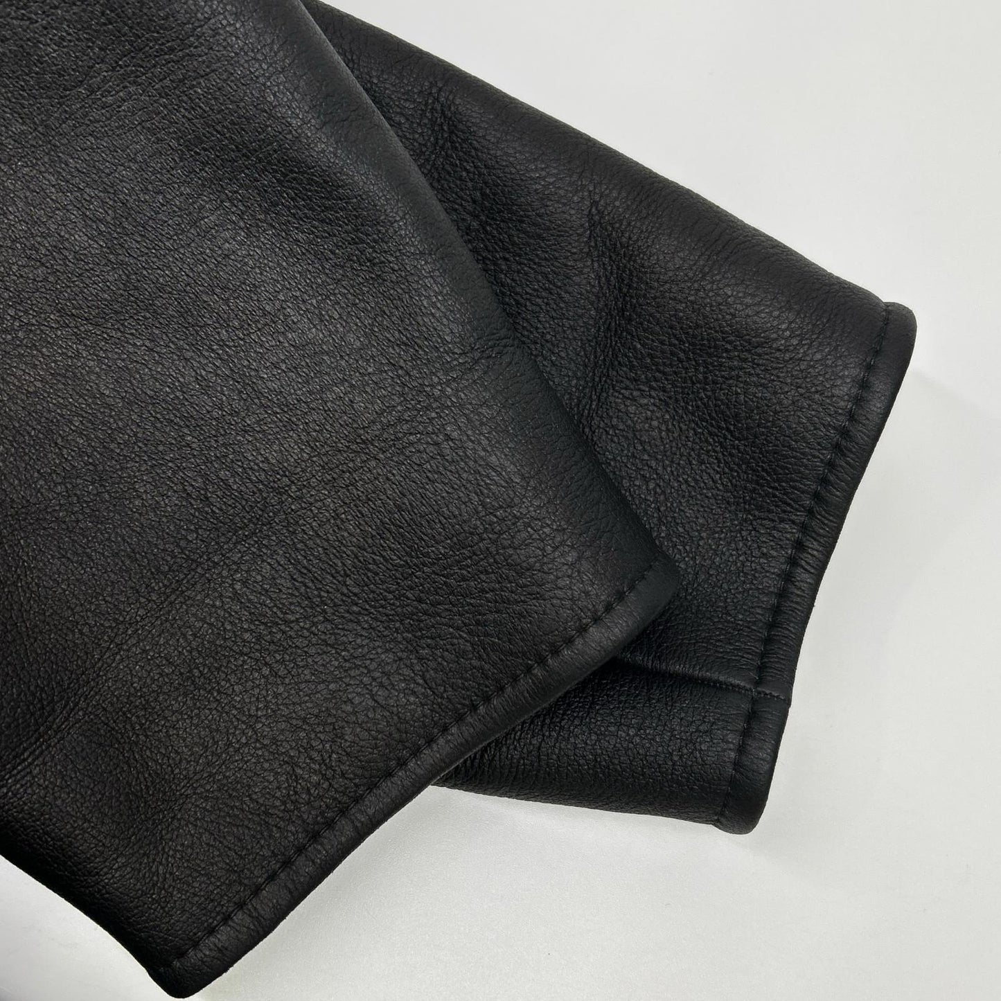LA MATTA ラマッタ ブラック レザー ファー ムートンコート ジャケット