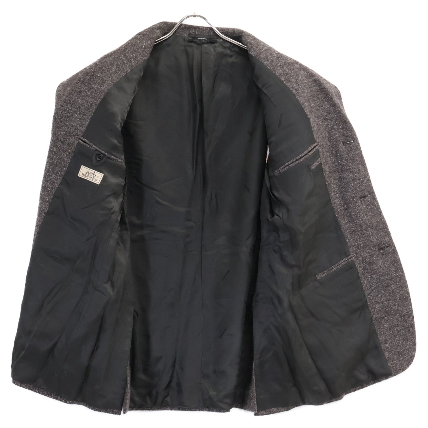 HERMES Hermès 【Domestic authentic】G9174 100% cashmere 3-button tailored jacket jacket