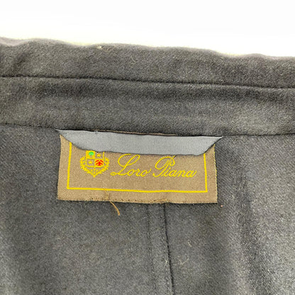 Loro Piana ロロピアーナ ブラック カシミヤウール テーラードジャケット ジャケット