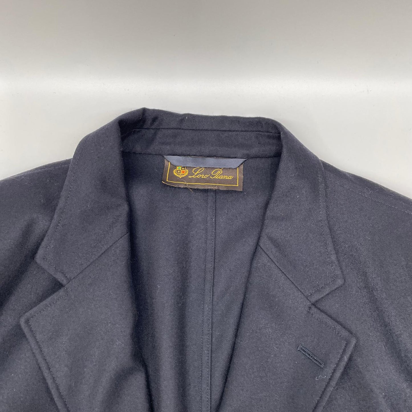 Loro Piana ロロピアーナ ブラック カシミヤウール テーラードジャケット ジャケット