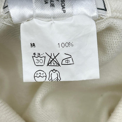 HERMES エルメス アイボリー コットン Hロゴ ポロシャツ トップス
