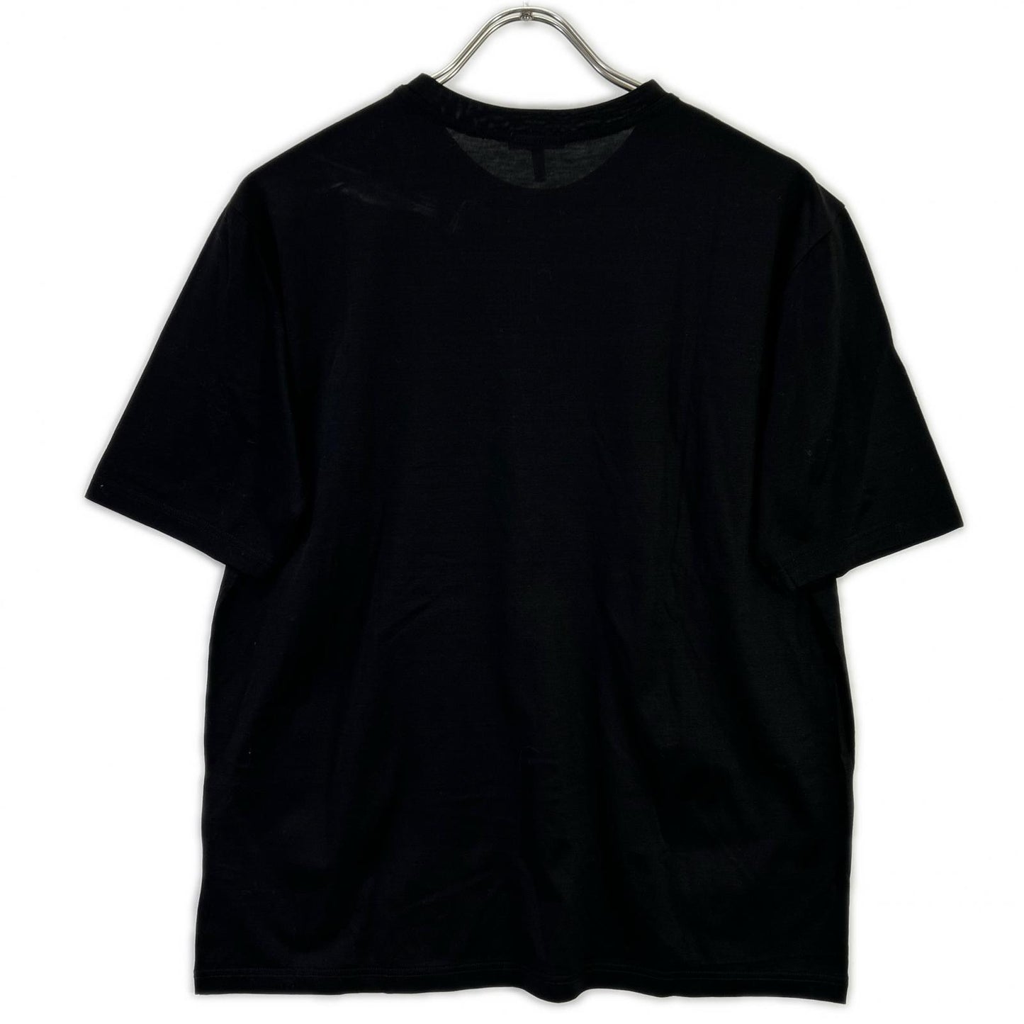 HERMES エルメス ブラック マルジェラ期 コットン 無地Tシャツ トップス