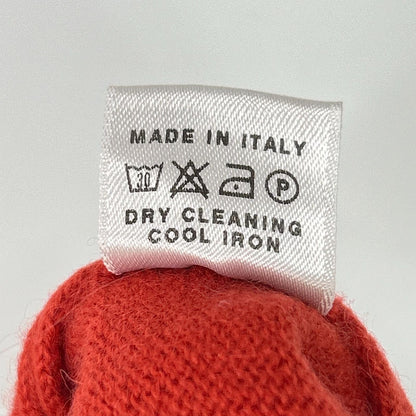 Loro Piana ロロピアーナ オレンジ カシミヤ Vネック ニット セーター トップス