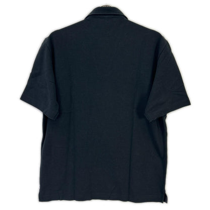 Loro Piana ロロピアーナ ブラック コットン 胸ポケット ポロシャツ トップス