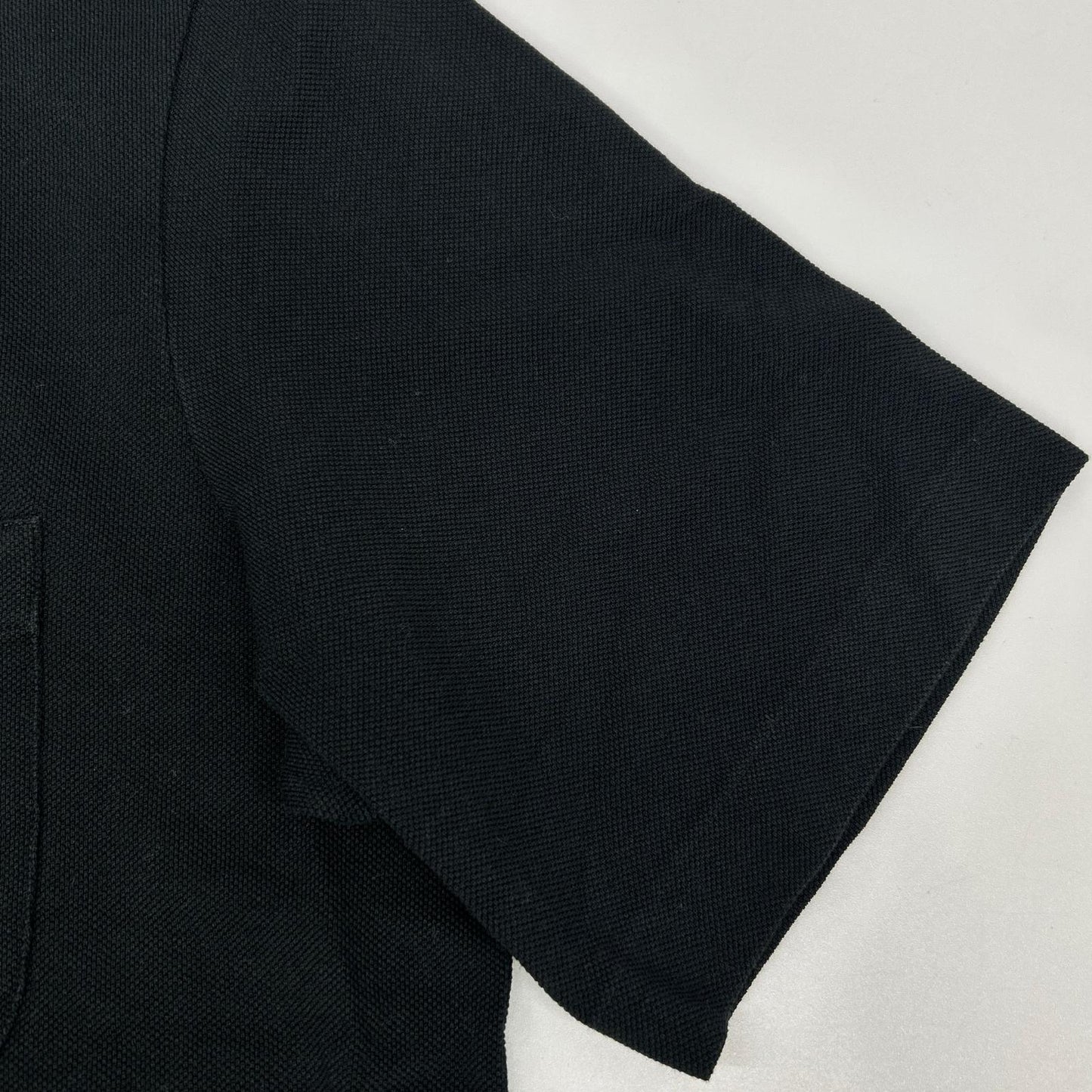Loro Piana ロロピアーナ ブラック コットン 胸ポケット ポロシャツ トップス