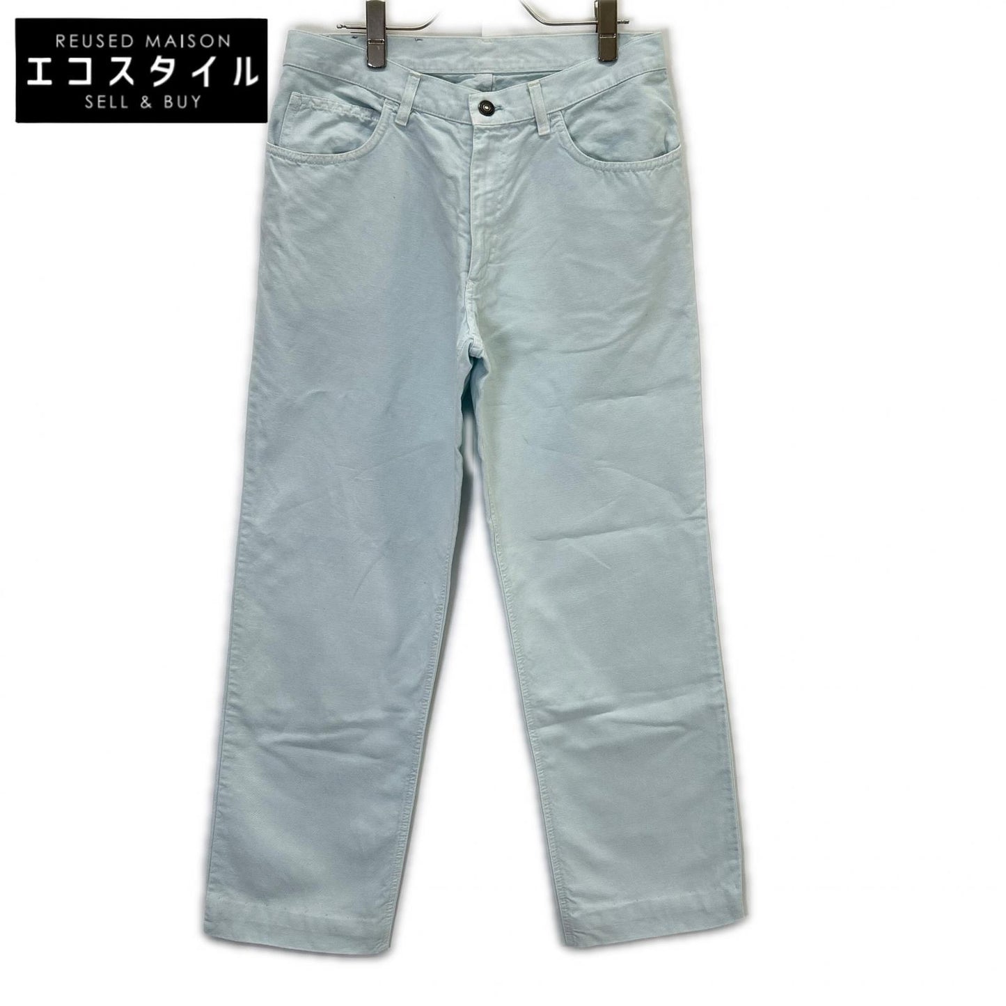 Loro Piana ロロピアーナ ブルー リネンコットン パンツ ボトムス