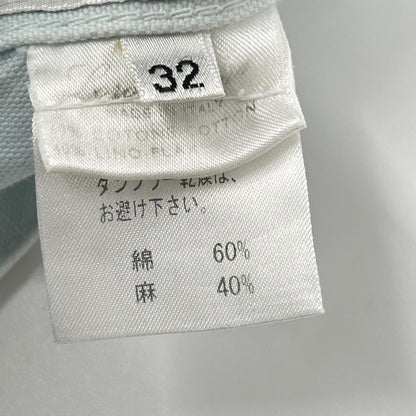 Loro Piana ロロピアーナ ブルー リネンコットン パンツ ボトムス