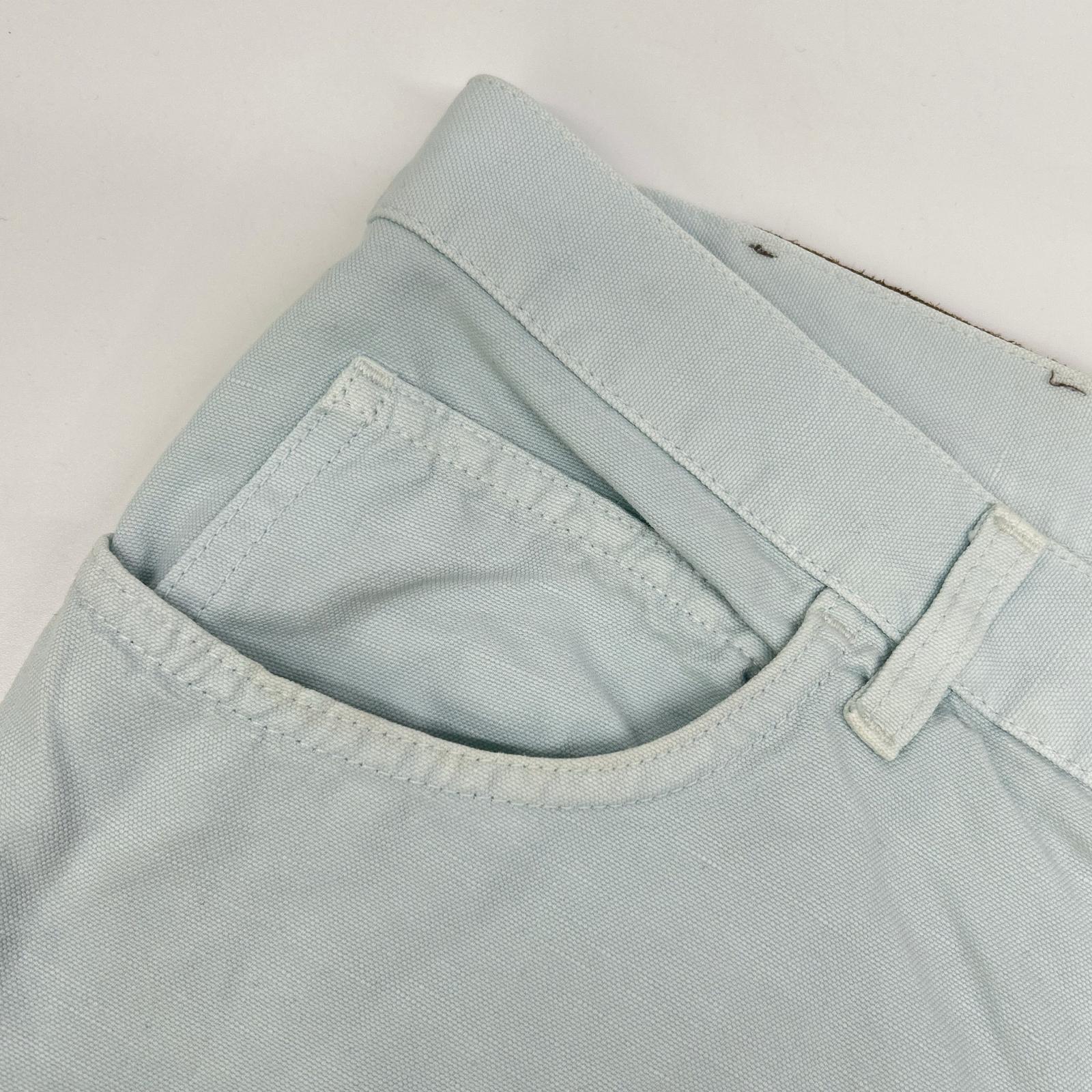 Loro Piana ロロピアーナ ブルー リネンコットン パンツ ボトムス