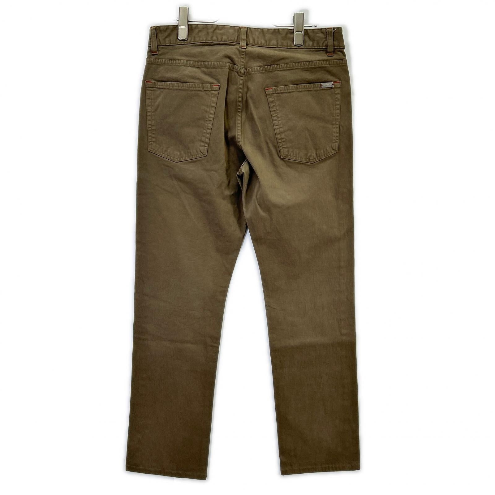 Loro Piana ロロピアーナ FAE0472 カーキ コットン混 チノパン ボトムス