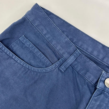 Loro Piana ロロピアーナ ネイビー リネンコットン パンツ ボトムス