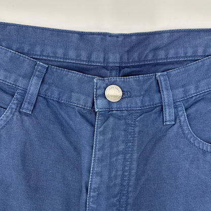 Loro Piana ロロピアーナ ネイビー リネンコットン パンツ ボトムス
