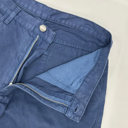 Loro Piana ロロピアーナ ネイビー リネンコットン パンツ ボトムス