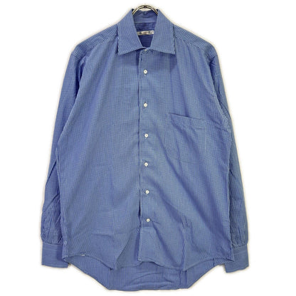Loro Piana ロロピアーナ ブルー ギンガムチェック柄 長袖シャツ トップス
