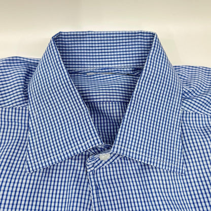 Loro Piana ロロピアーナ ブルー ギンガムチェック柄 長袖シャツ トップス