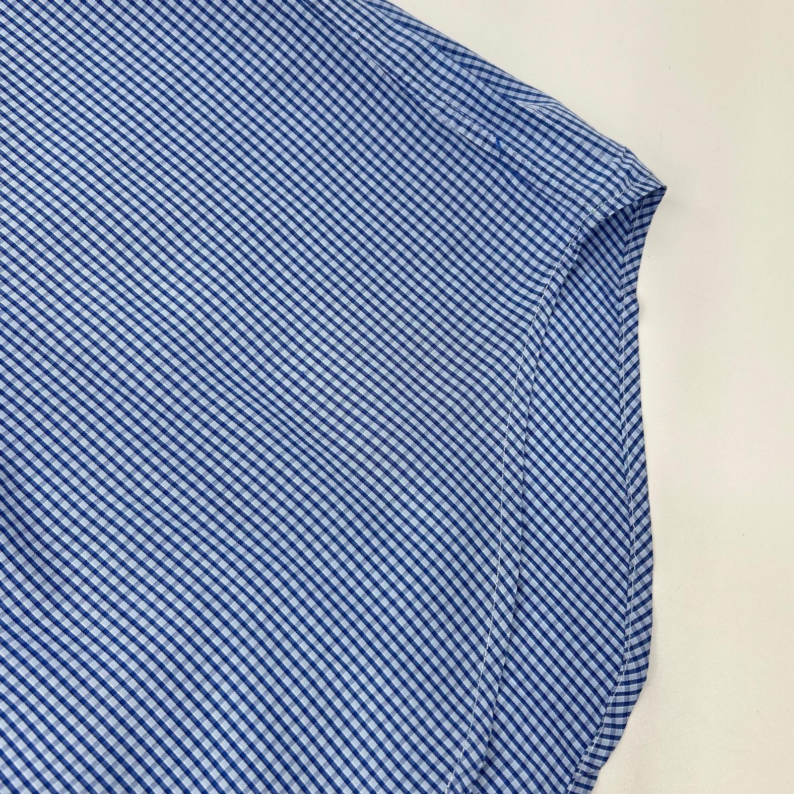 Loro Piana ロロピアーナ ブルー ギンガムチェック柄 長袖シャツ トップス