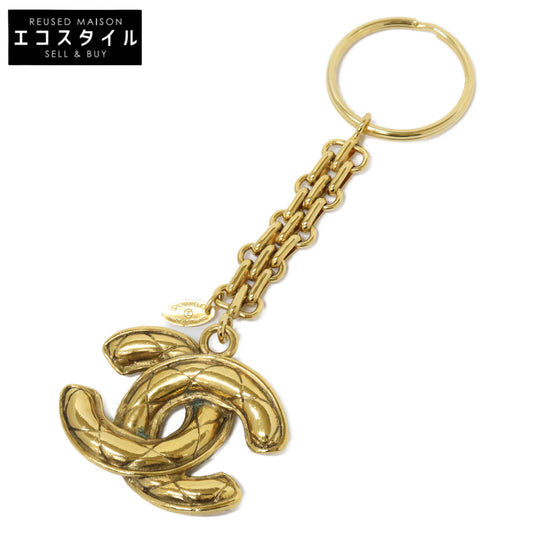 CHANEL Chanel CC Matelassé keychain