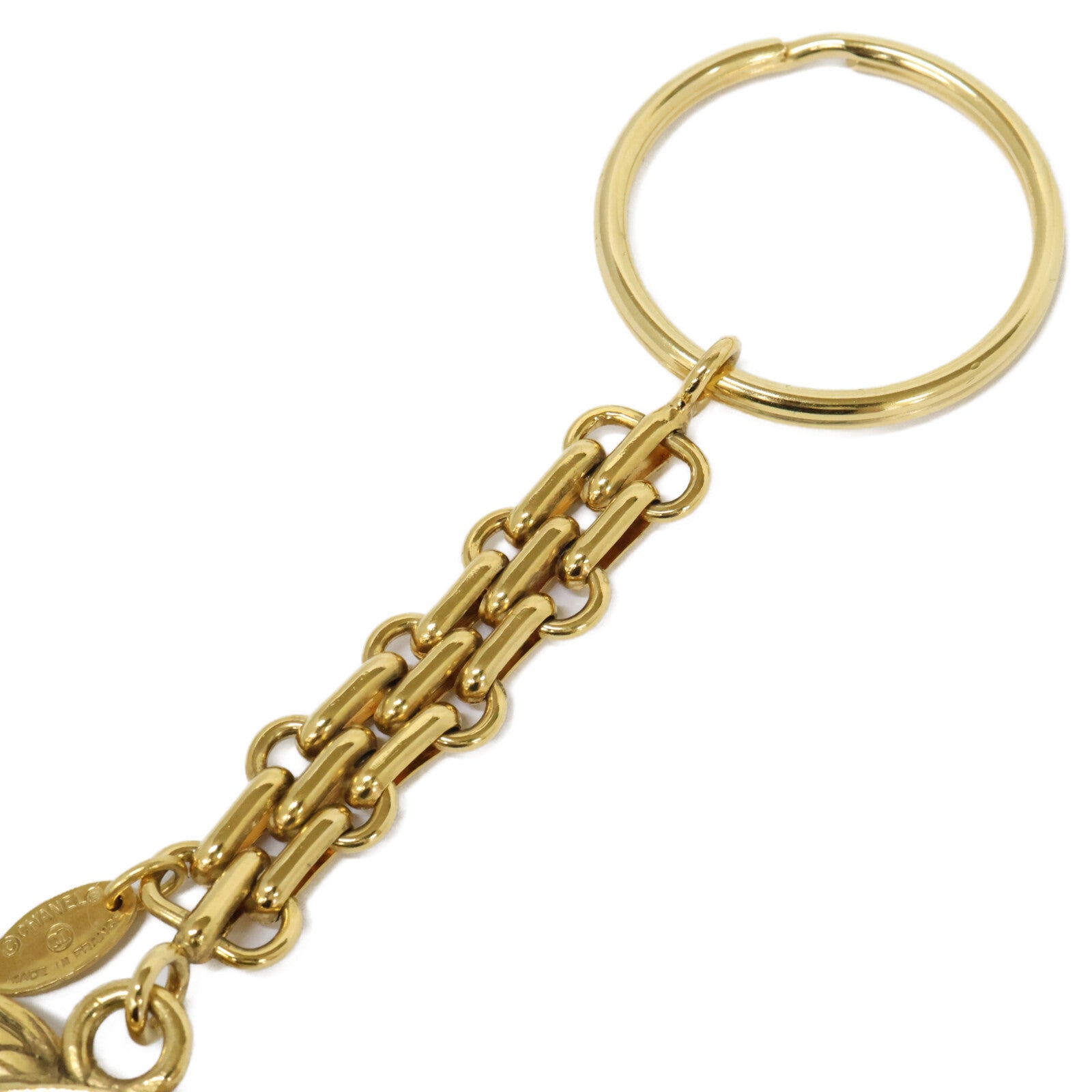 CHANEL シャネル ココマーク マトラッセ キーホルダー