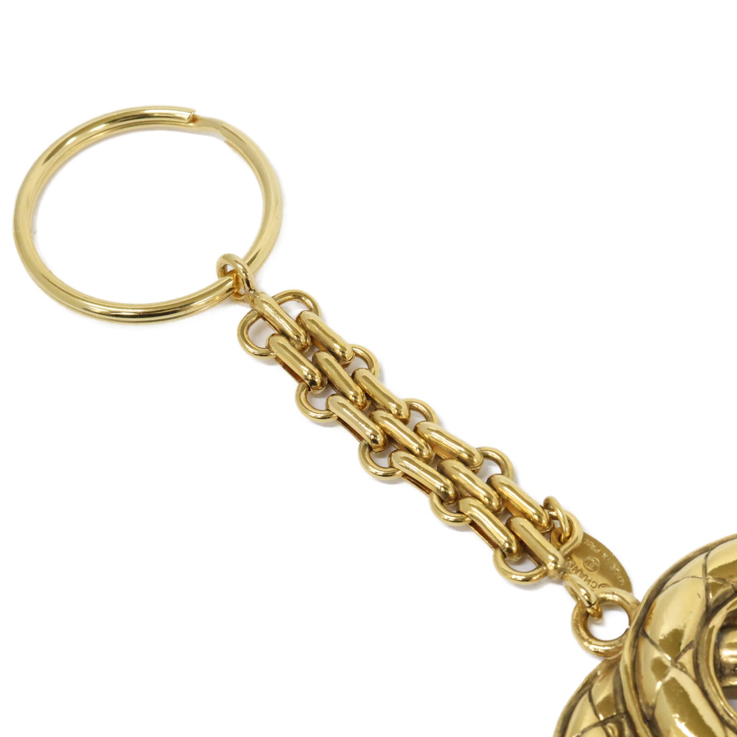 CHANEL シャネル ココマーク マトラッセ キーホルダー