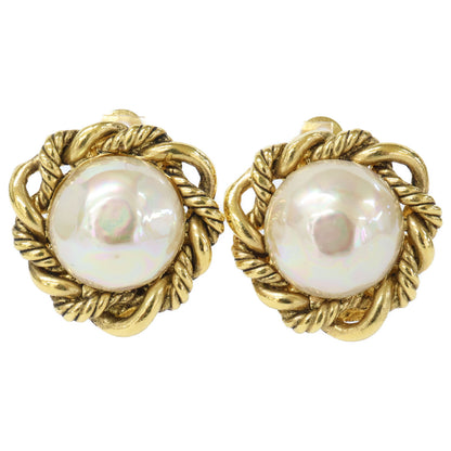 CHANEL シャネル 1984 パール ラウンド イヤリング