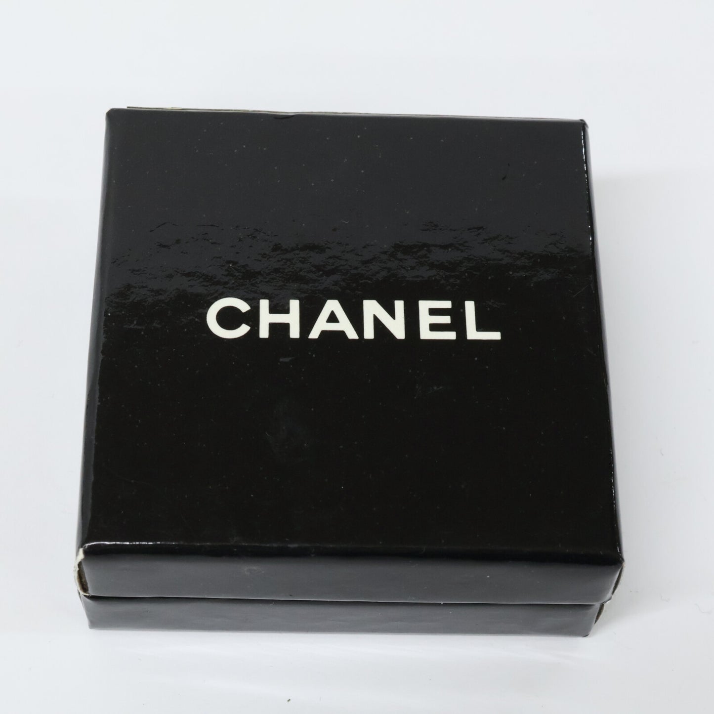 CHANEL Chanel CC Cambon plaque earrings