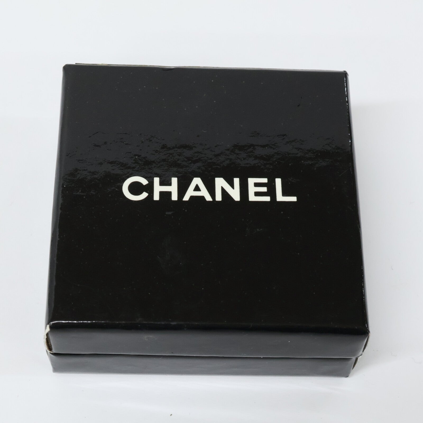 CHANEL Chanel CC Cambon plaque earrings