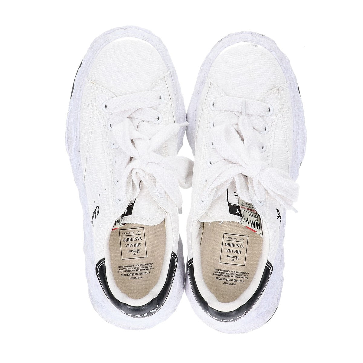 Maison MIHARA YASUHIRO メゾンミハラヤスヒロ A12FW703 CHARLES チャールズ キャンバス ローカット スニーカー シューズ