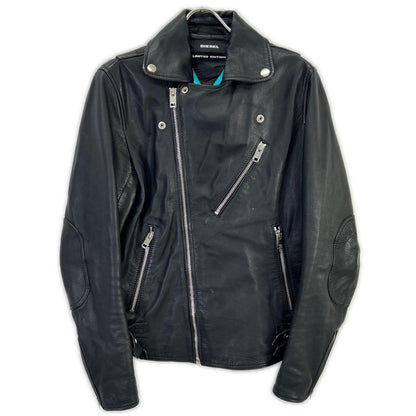 DIESEL ディーゼル ブラック Limited Edition ダブルライダースジャケット ジャケット