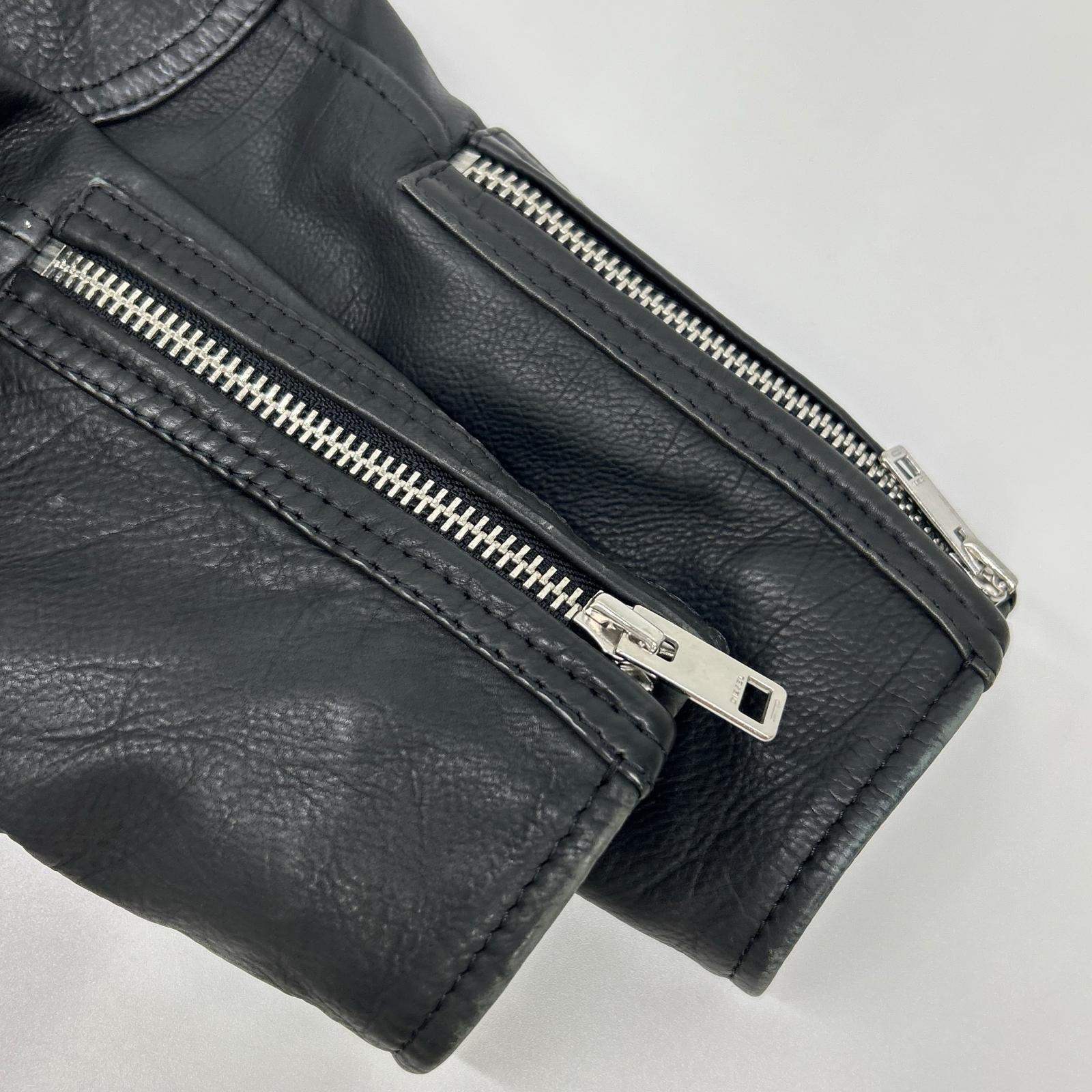 DIESEL ディーゼル ブラック Limited Edition ダブルライダースジャケット ジャケット