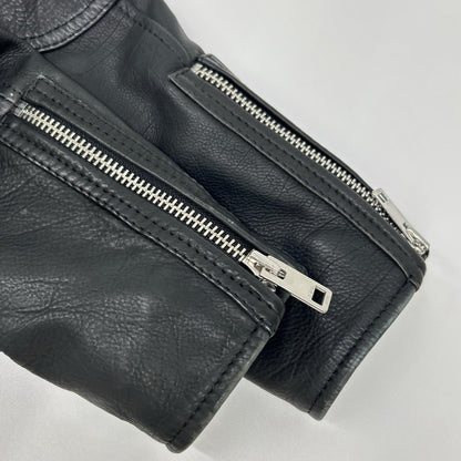 DIESEL ディーゼル ブラック Limited Edition ダブルライダースジャケット ジャケット