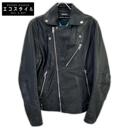 DIESEL ディーゼル ブラック Limited Edition ダブルライダースジャケット ジャケット