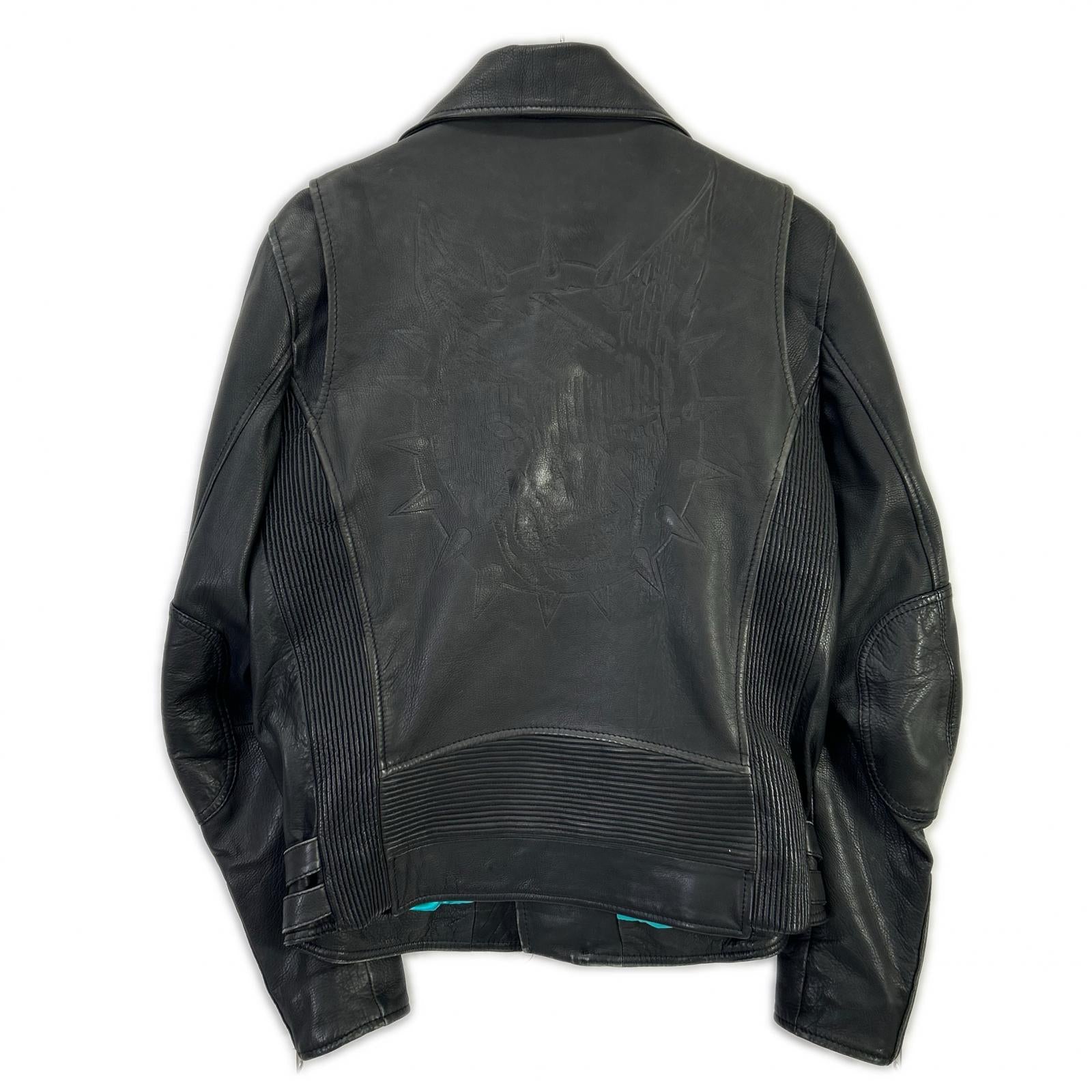 DIESEL ディーゼル ブラック Limited Edition ダブルライダースジャケット ジャケット