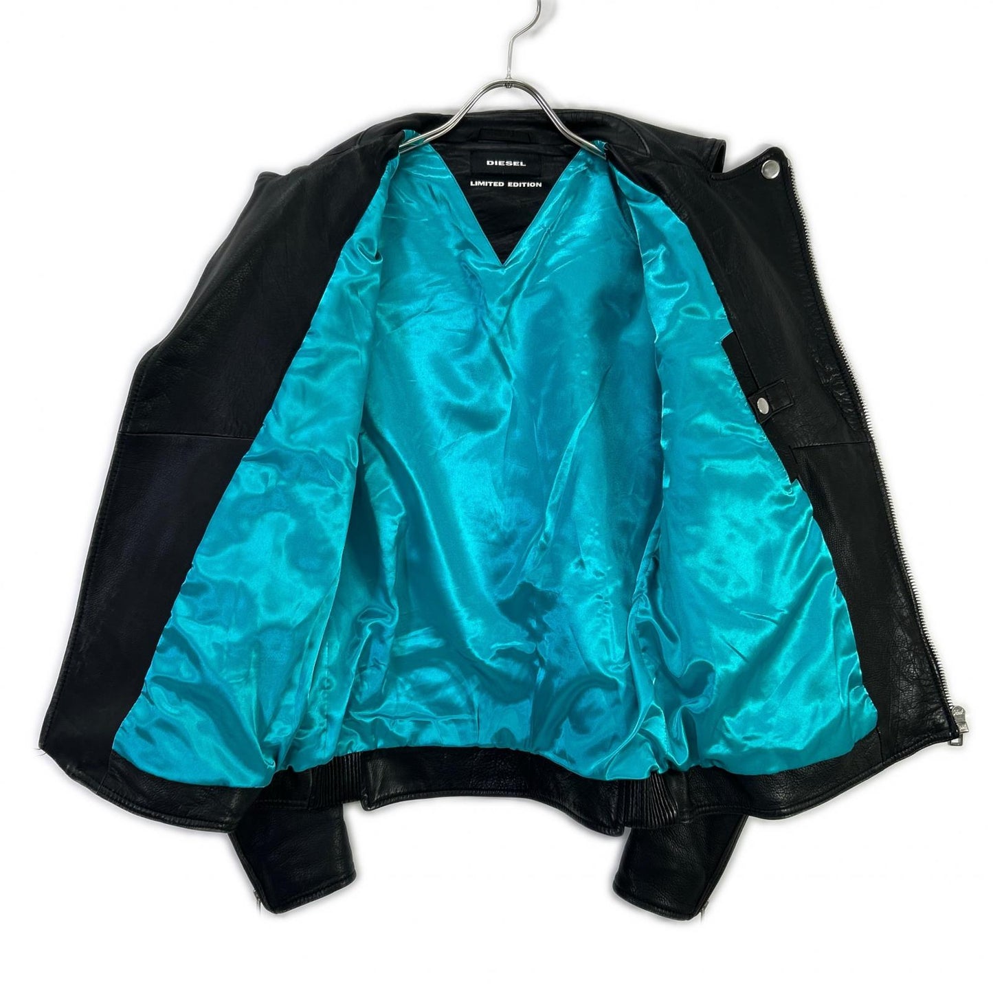 DIESEL ディーゼル ブラック Limited Edition ダブルライダースジャケット ジャケット