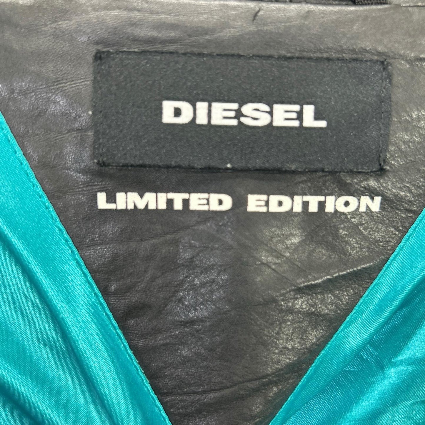 DIESEL ディーゼル ブラック Limited Edition ダブルライダースジャケット ジャケット