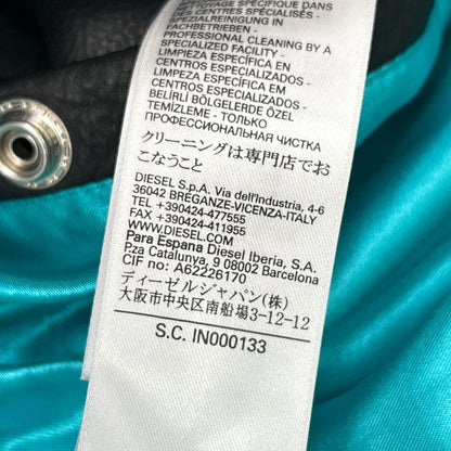 DIESEL ディーゼル ブラック Limited Edition ダブルライダースジャケット ジャケット