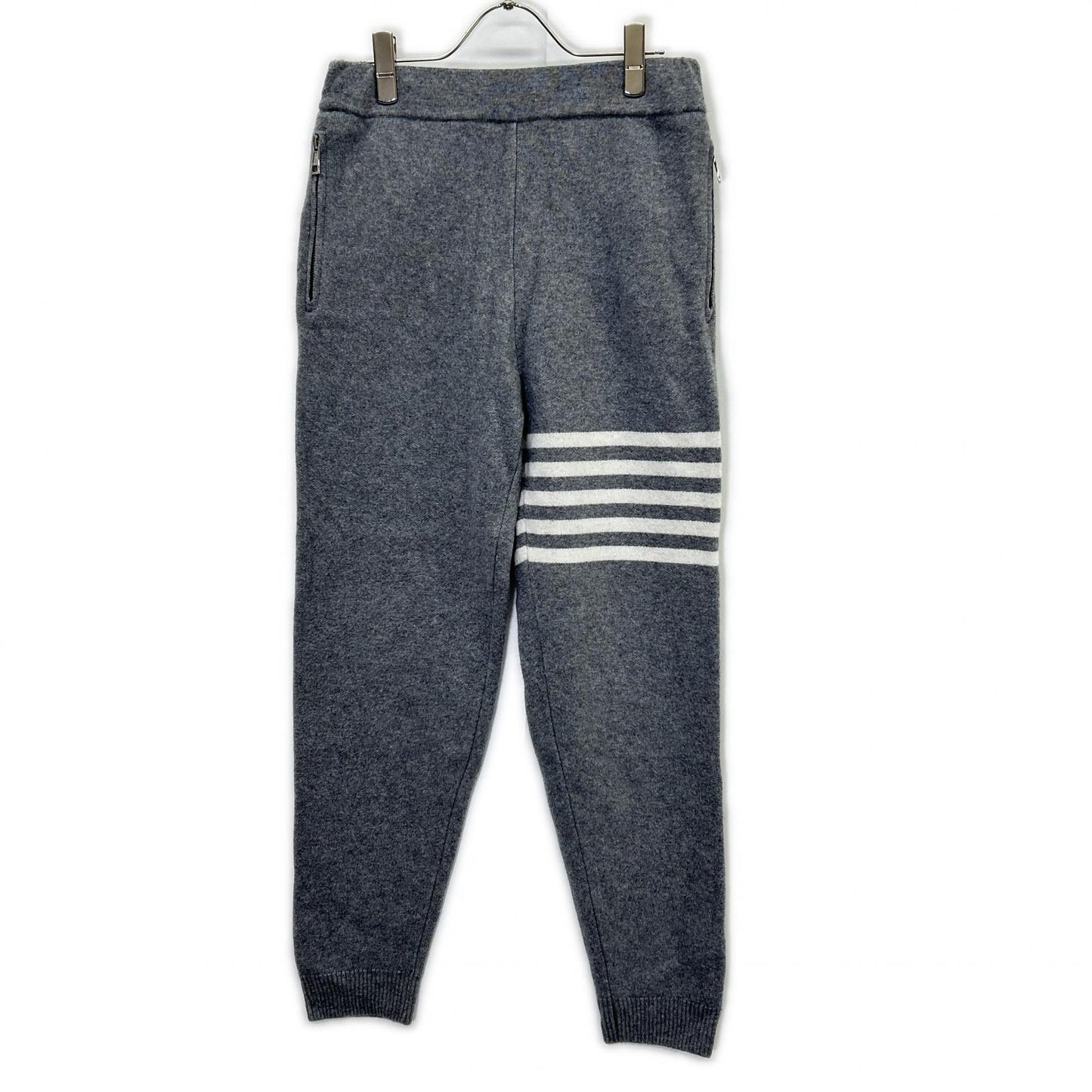 P.M.D.S.(PREMIUM MOOD DENIM SUPERIOR) ピーエムディーエス グレー ウールカシミヤ ライン ジョガーパンツ ボトムス