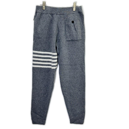 P.M.D.S.(PREMIUM MOOD DENIM SUPERIOR) ピーエムディーエス グレー ウールカシミヤ ライン ジョガーパンツ ボトムス