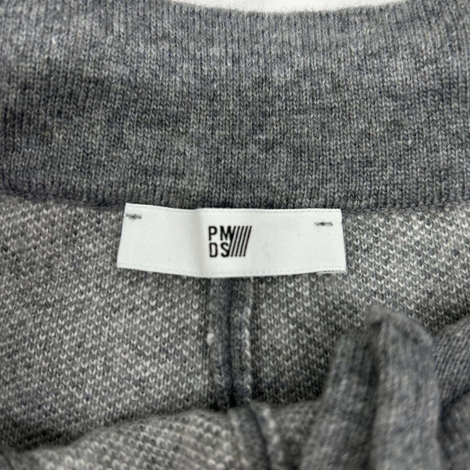 P.M.D.S.(PREMIUM MOOD DENIM SUPERIOR) ピーエムディーエス グレー ウールカシミヤ ライン ジョガーパンツ ボトムス