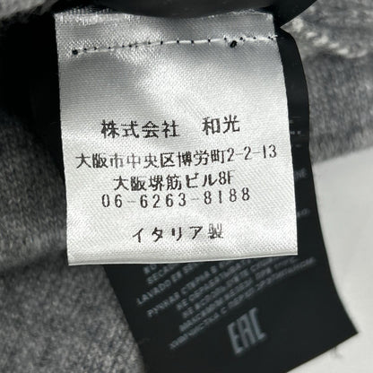 P.M.D.S.(PREMIUM MOOD DENIM SUPERIOR) ピーエムディーエス グレー ウールカシミヤ ライン ジョガーパンツ ボトムス