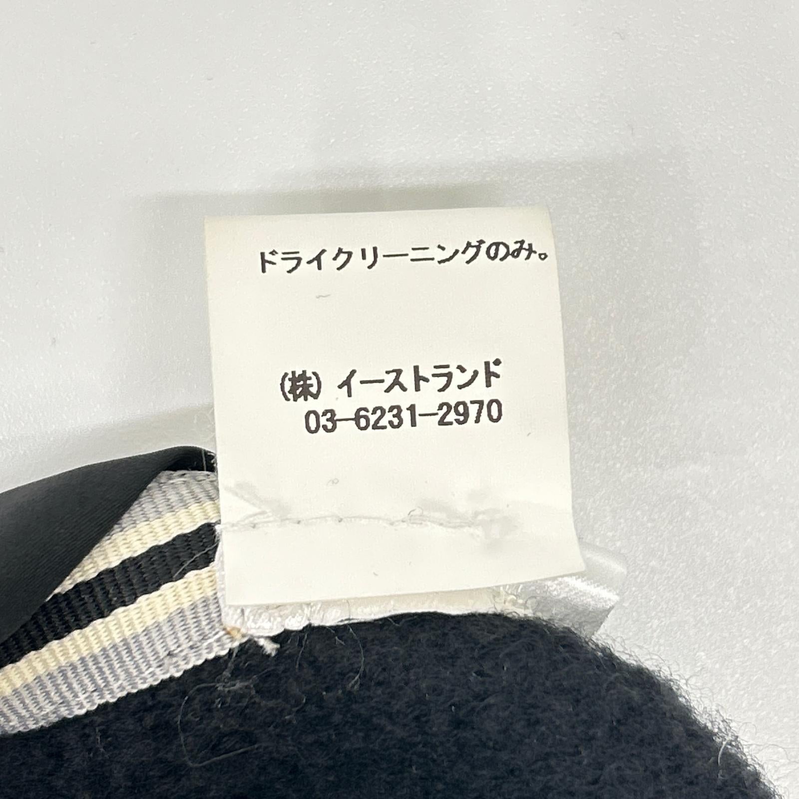 destin デスティン ブラック ウール×ナイロン ボアジャケット ジャケット